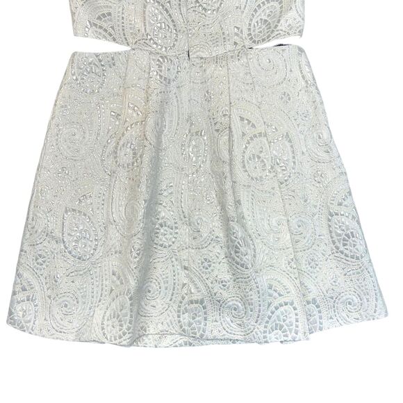 BCBGeneration Womens Cutout Mini Dress from Revolve Whisper White Size 12 EUC - Picture 8 of 11